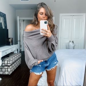 Millibon Off the Shoulder Sweater